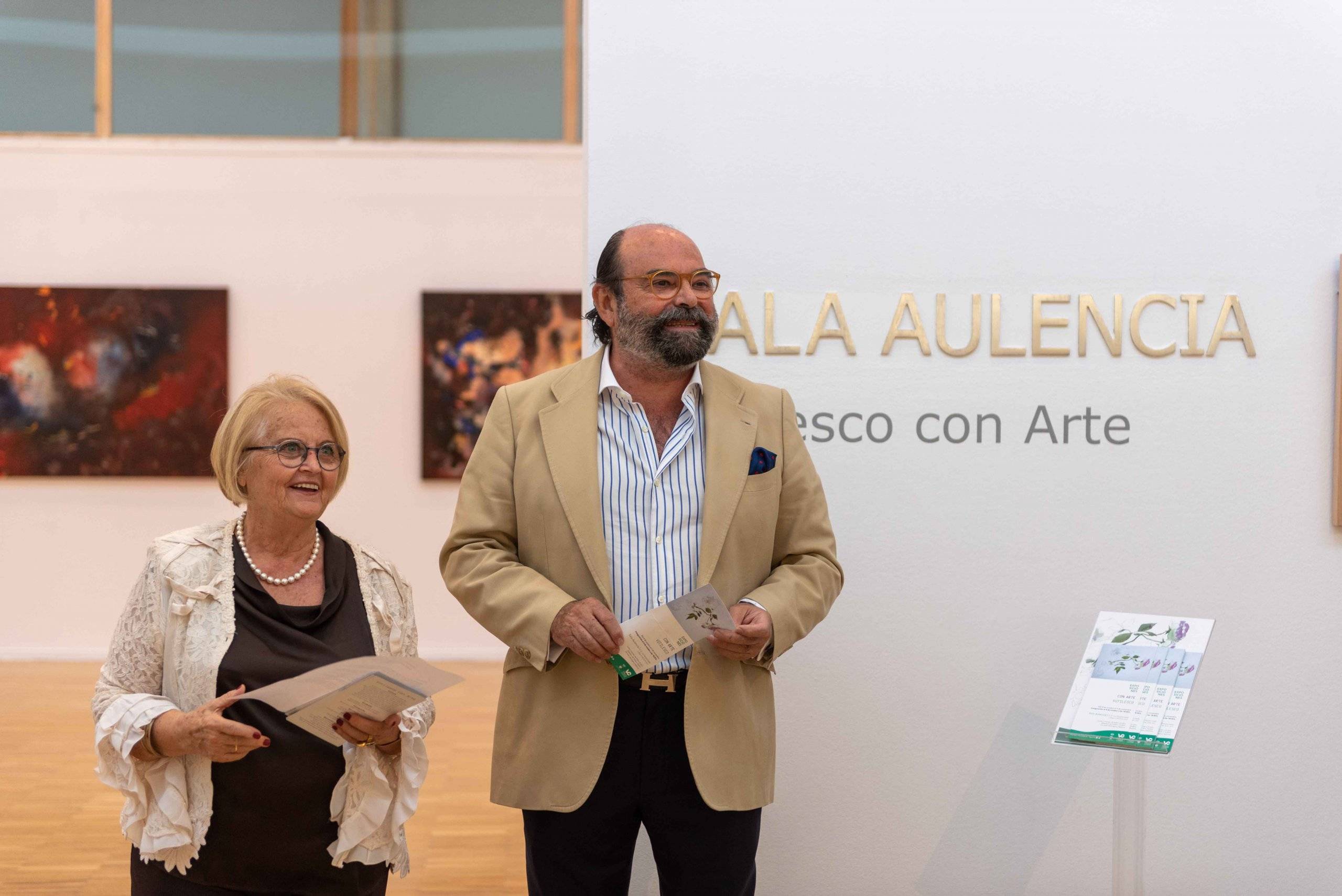 El concejal de cultura, Fernando Agudo, inauguró la exposición