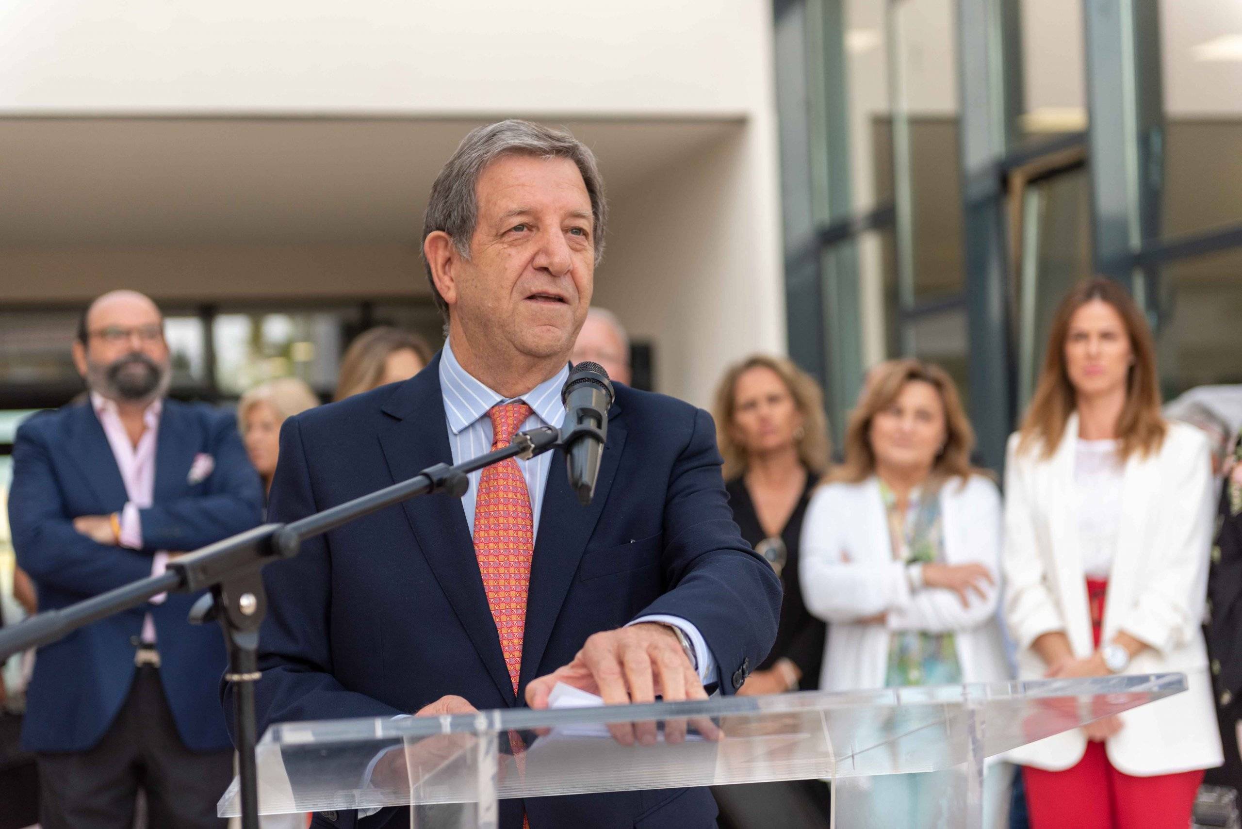 Discurso del alcalde durante el acto inaugural