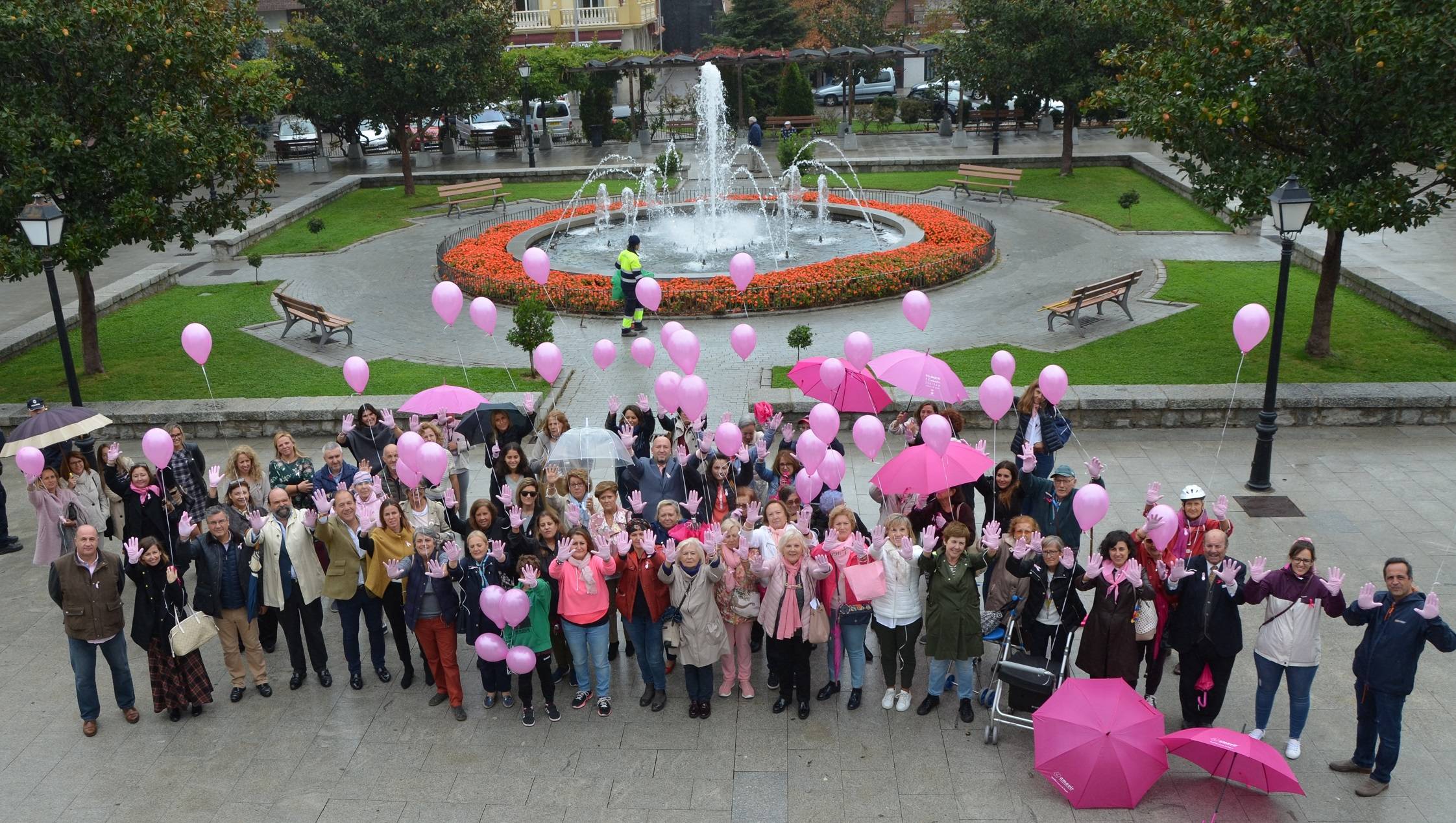 Acto celebrado en la Plaza de España