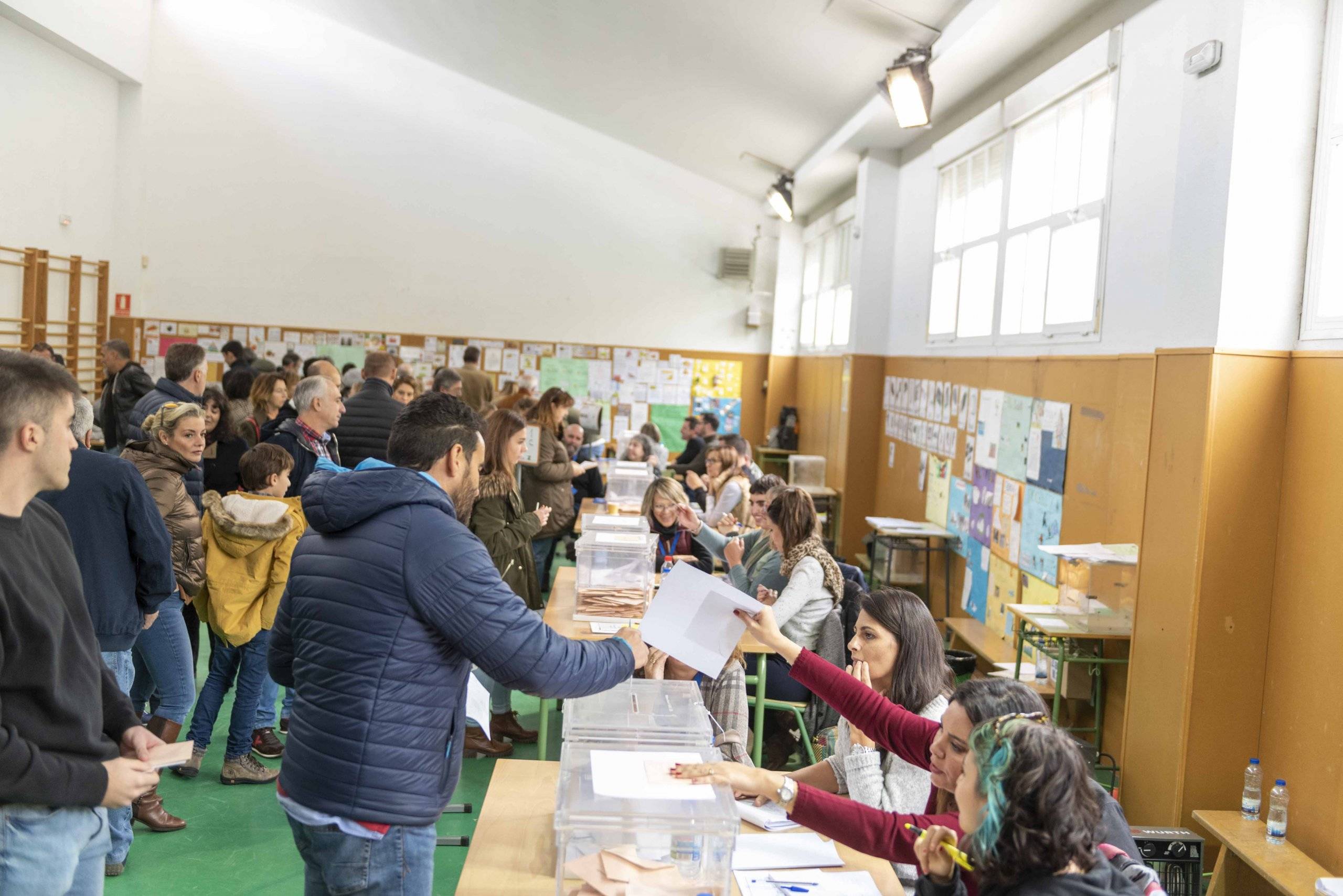 Imagen de la jornada electoral.