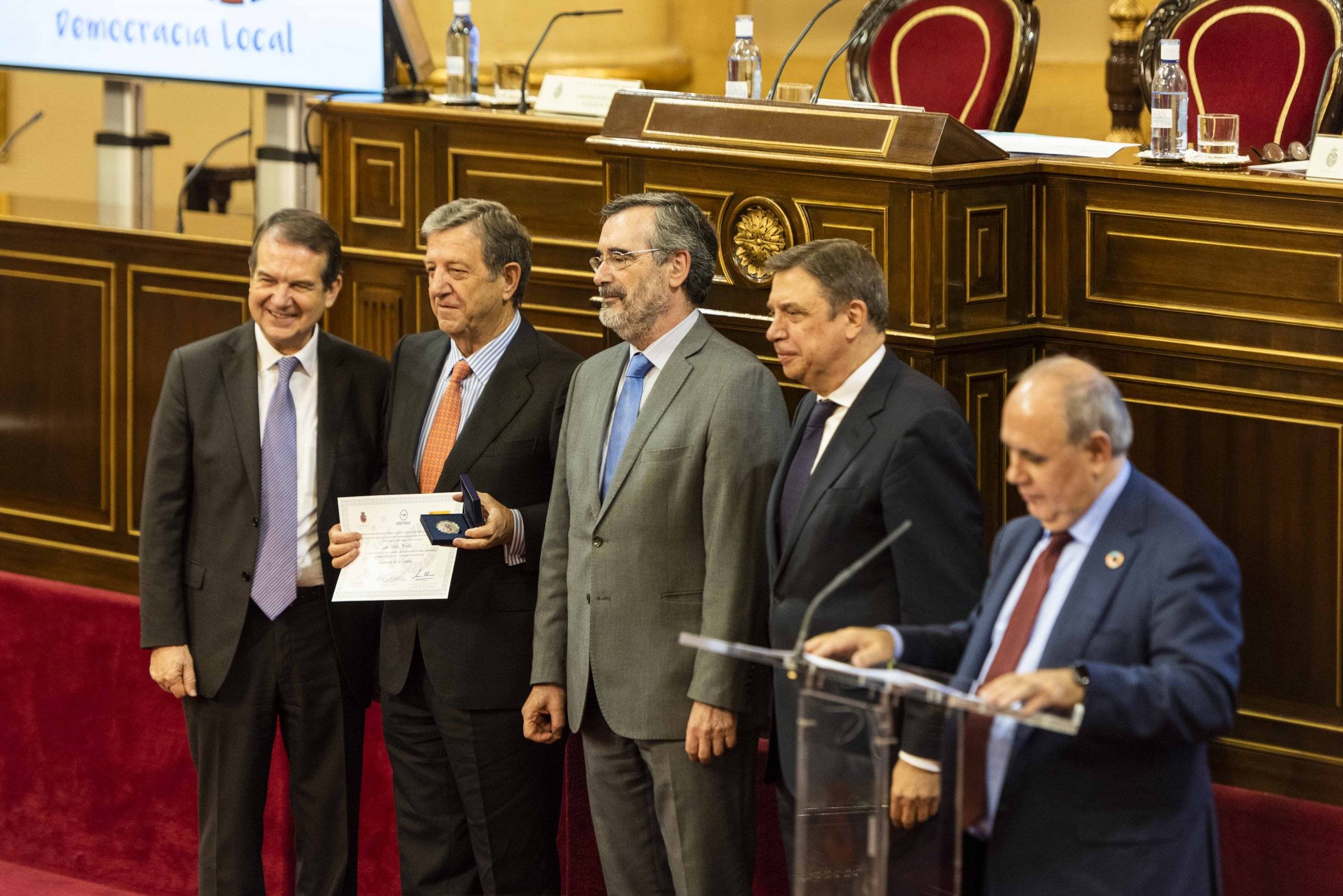 Imagen del Acto de Homenaje al Municipalismo celebrado en el Senado.