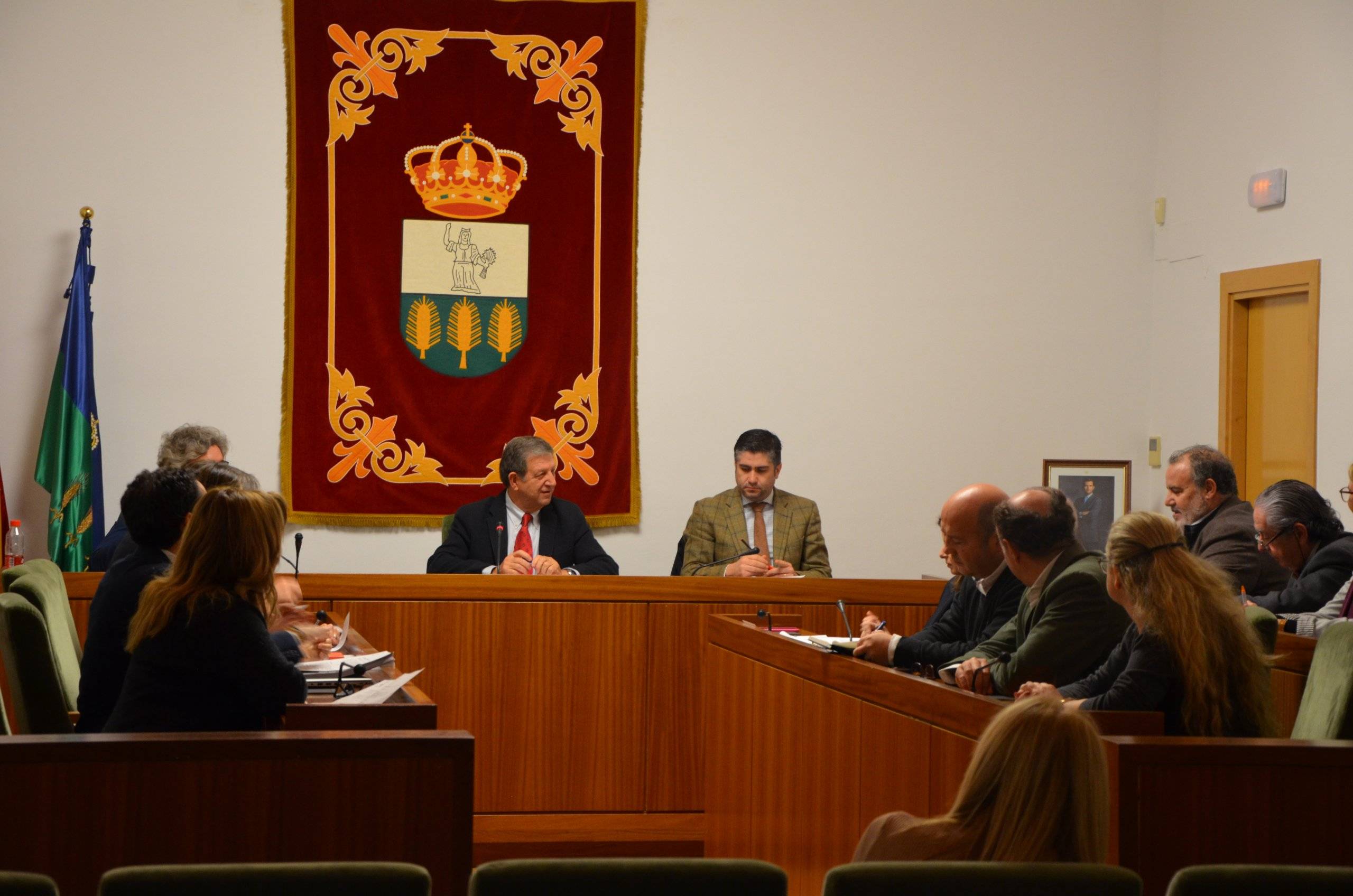 El regidor villanovense durante su intervención.