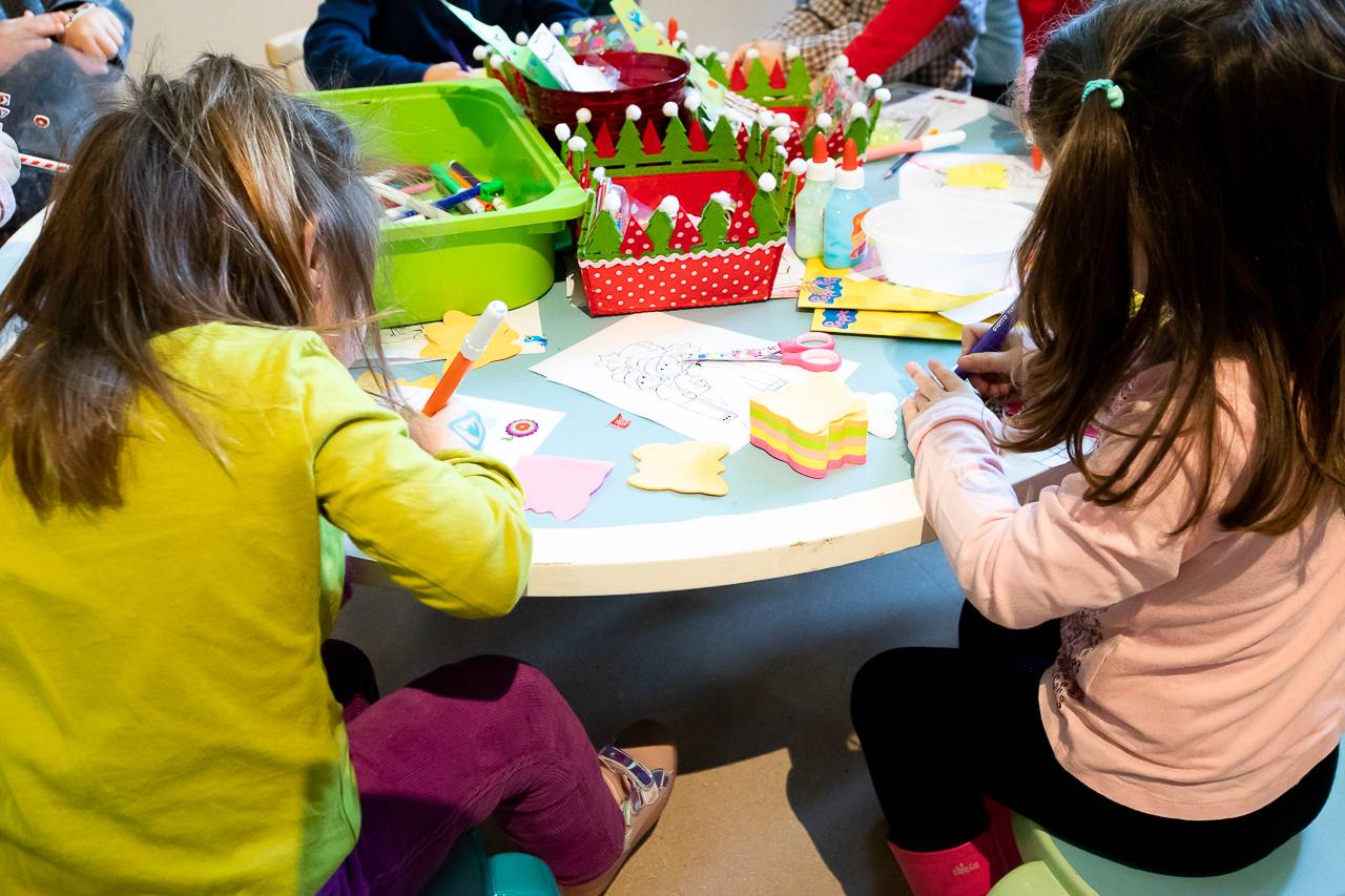 Uno de los talleres infantiles que tuvo lugar durante el fin de semana.