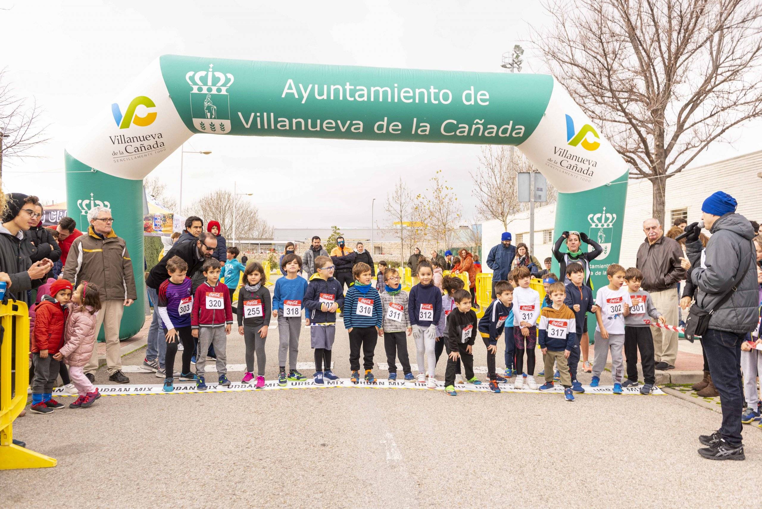 Imagen del inicio de una de las carreras solidarias.