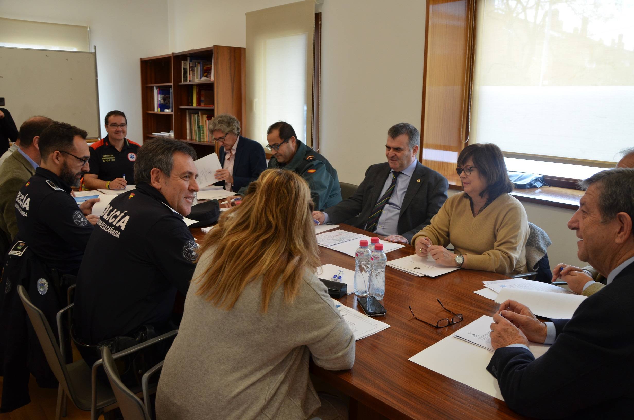 Imagen de la reunión, que ha tenido lugar en la Casa Consistorial.