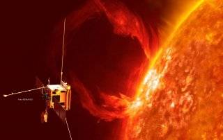 ©ESA/ATG medialab; Sun: NASA/SDO/ P. Testa (CfA)