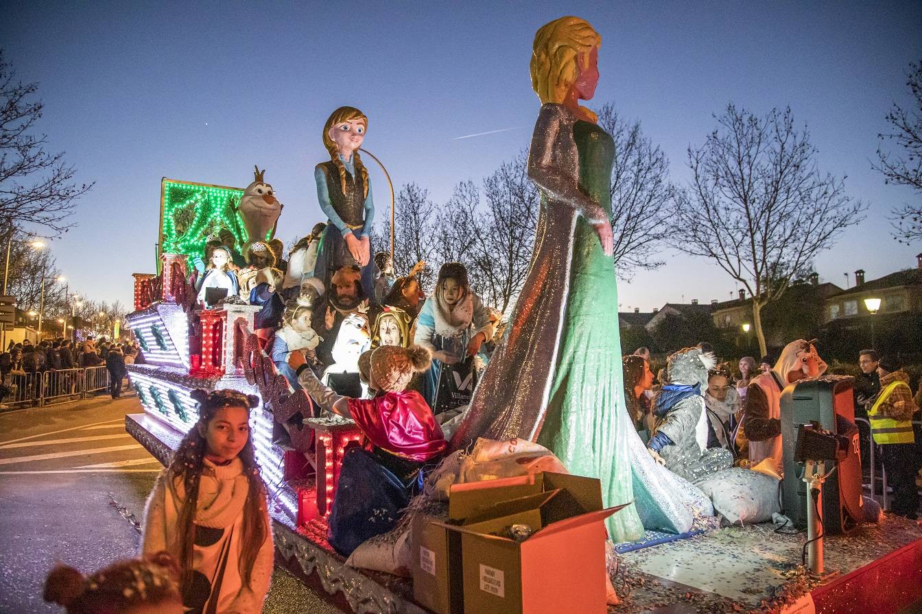 Desfile de carrozas.