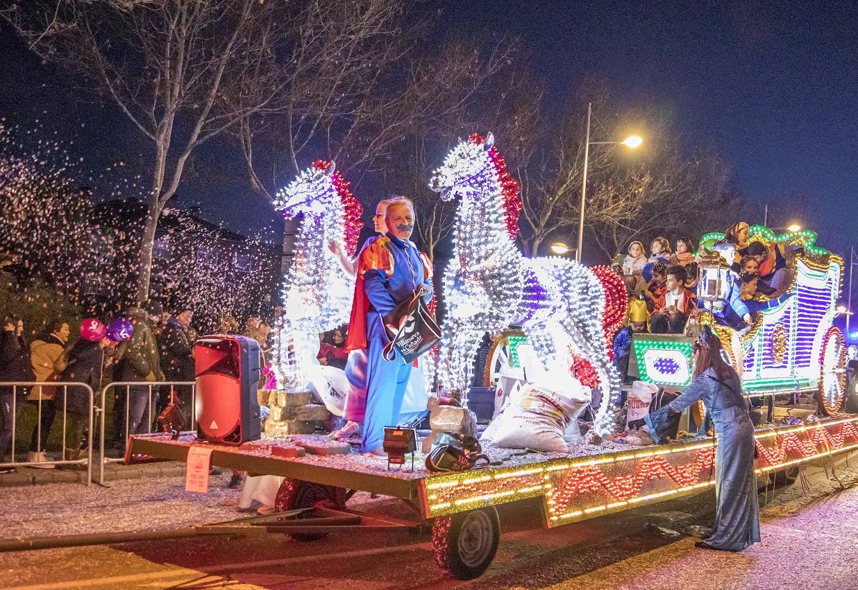 Desfile de carrozas.