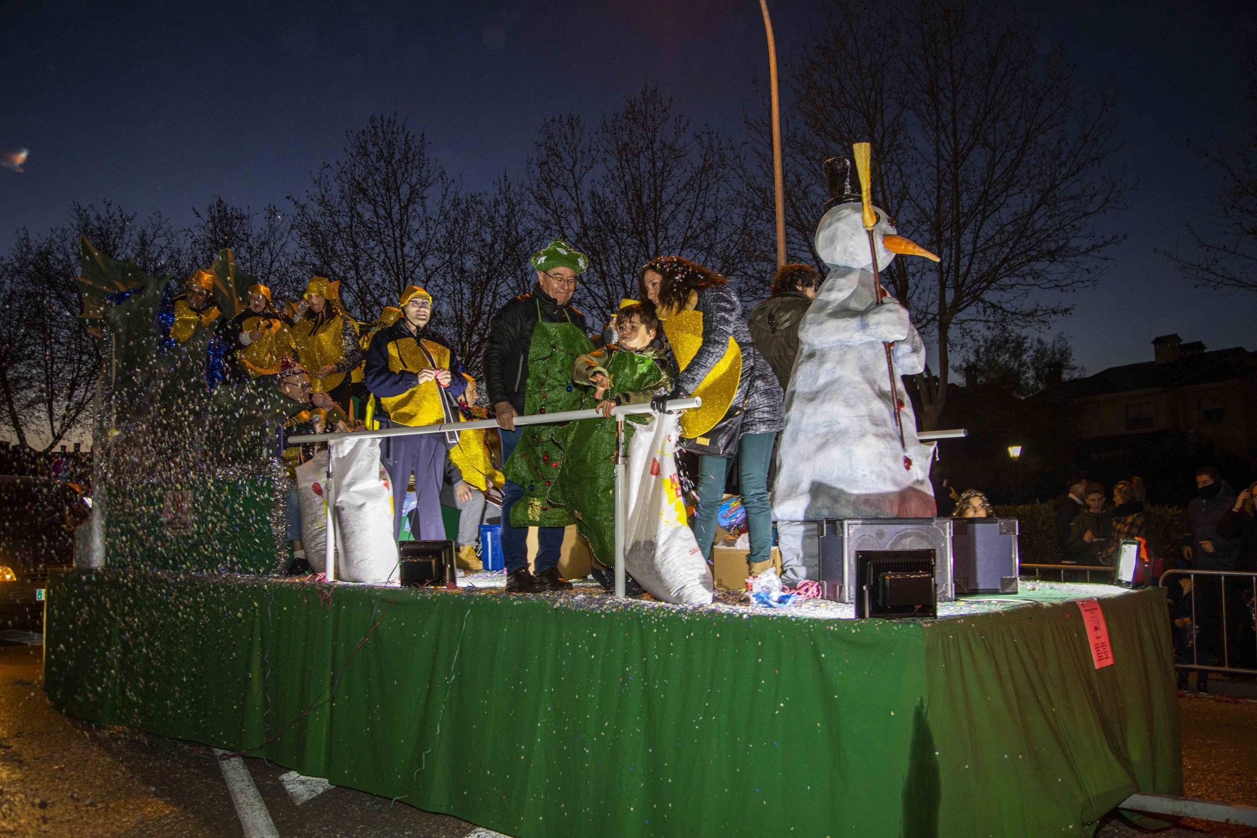 Desfile de carrozas.