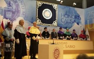 Imagen general del acto de nombramiento de los Doctores Honoris Causa.