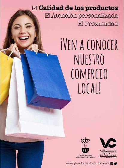 Imagen de la campaña de apoyo al comercio y la hostelería.