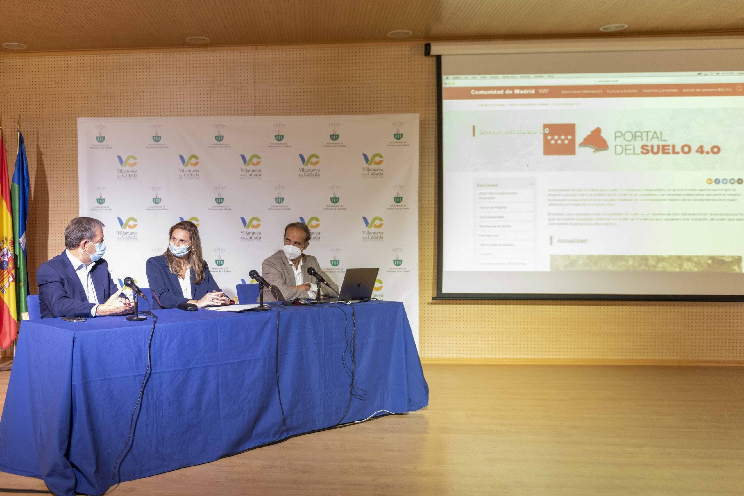 Acto de presentación del Portal del Suelo de la Comunidad de Madrid