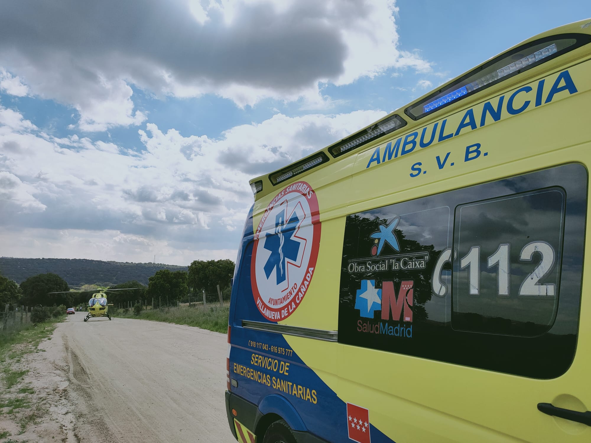 Imagen de la Ambulancia del Servicio de Emergencias Sanitarias.