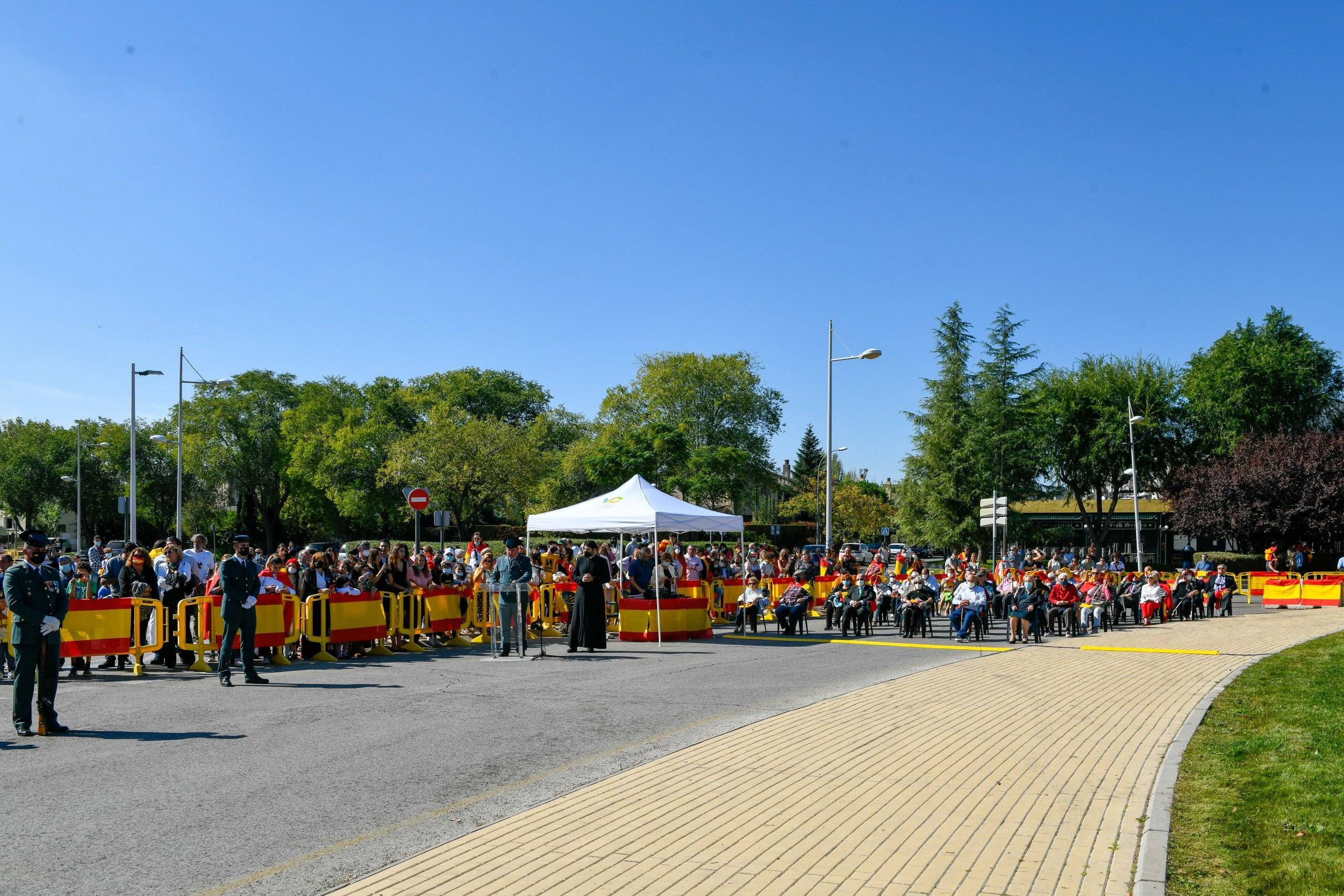 Imagen del acto del Día de la Hispanidad y Día del Pilar.