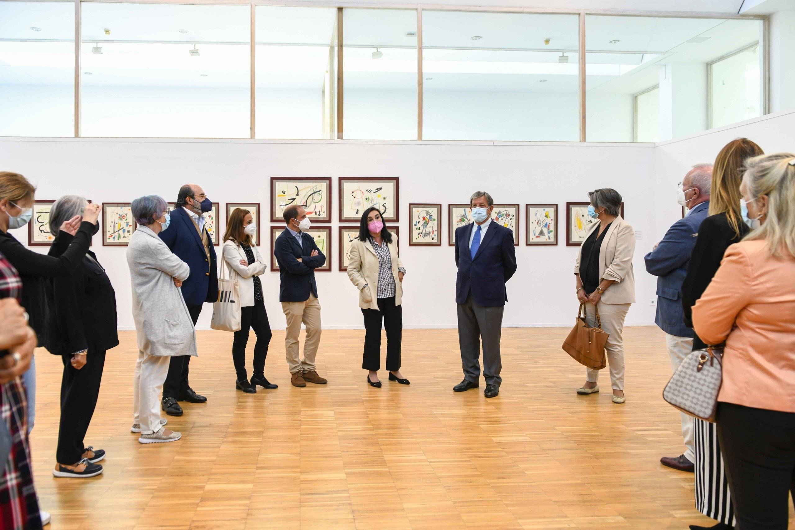 Imagen de la inauguración de la exposición de la Red Itiner.