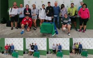 Collage torneo de pádel.