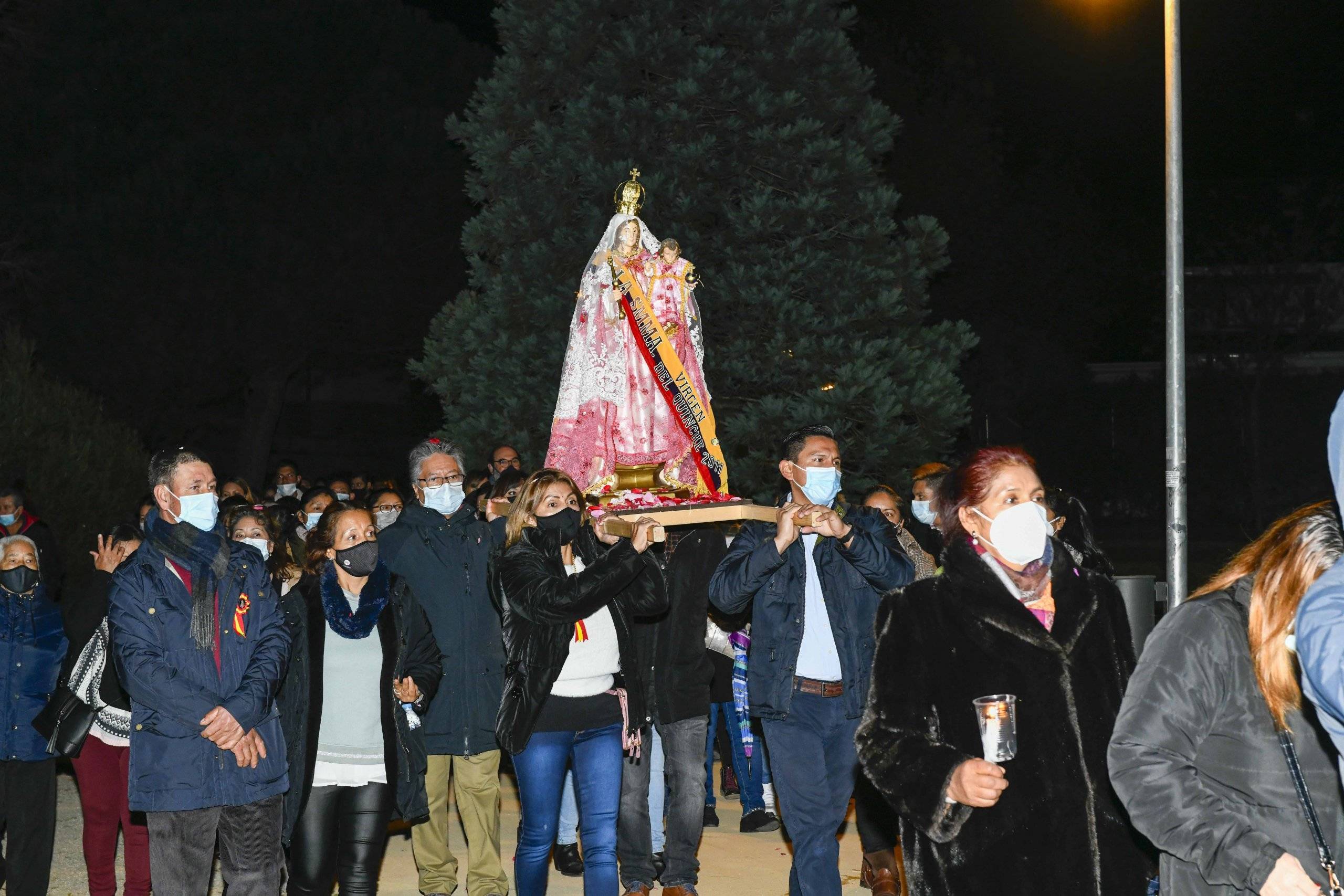 Procesión de la Virgen del Quinche.