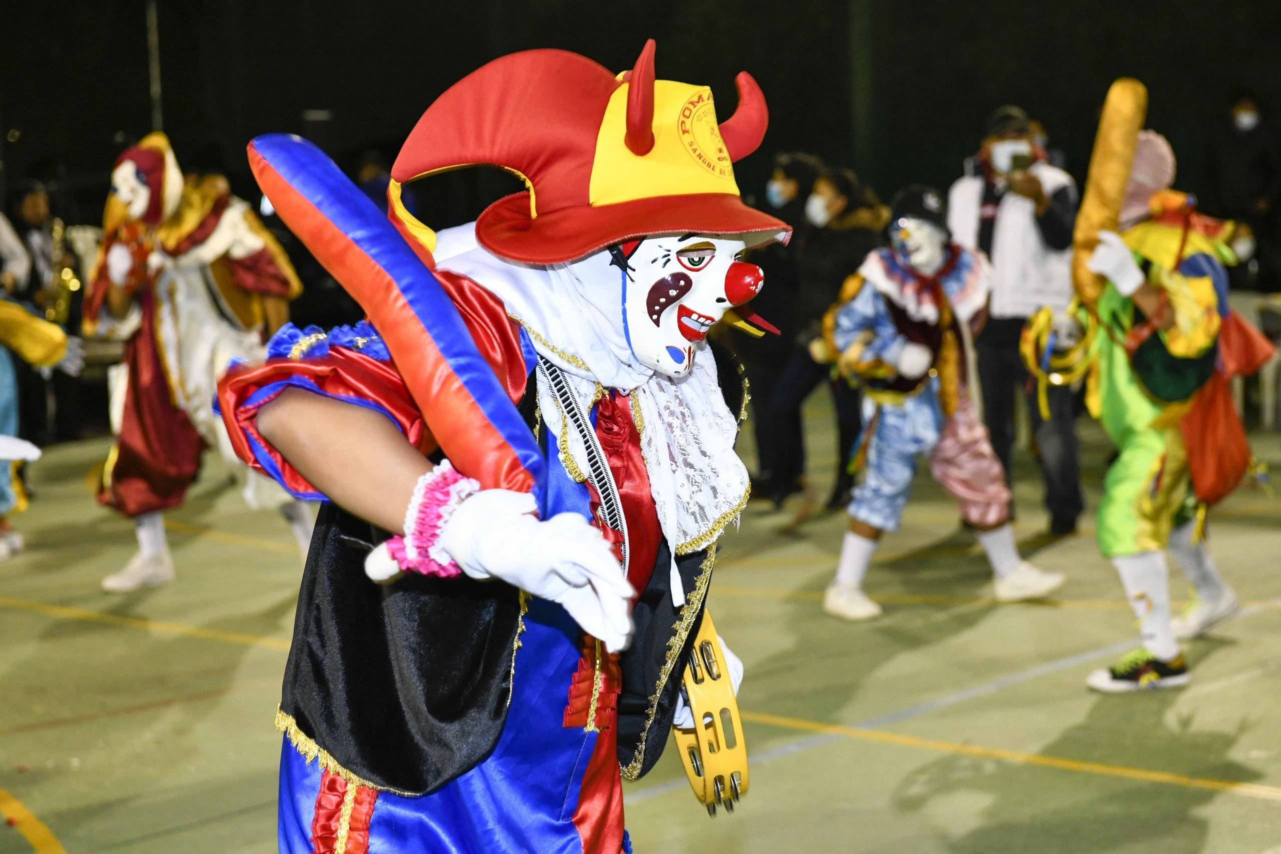 Participantes en la fiesta de la Virgen del Quinche.