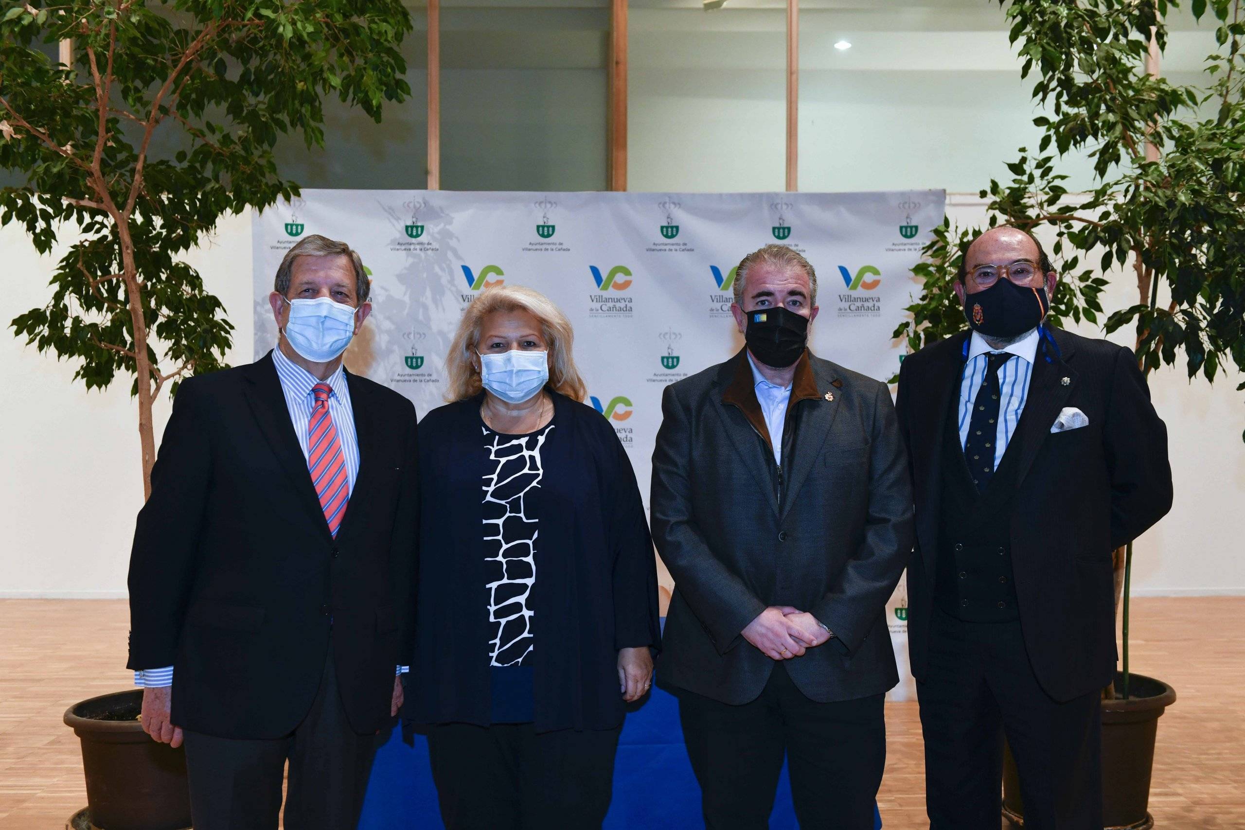 Luis Partida, Ángeles Pedraza, Miguel Folguera y J.F. Agudo Sánchez.