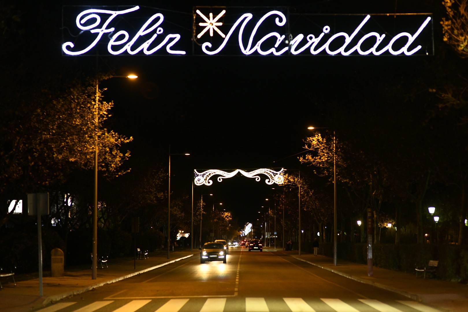 Iluminación en calle Real.