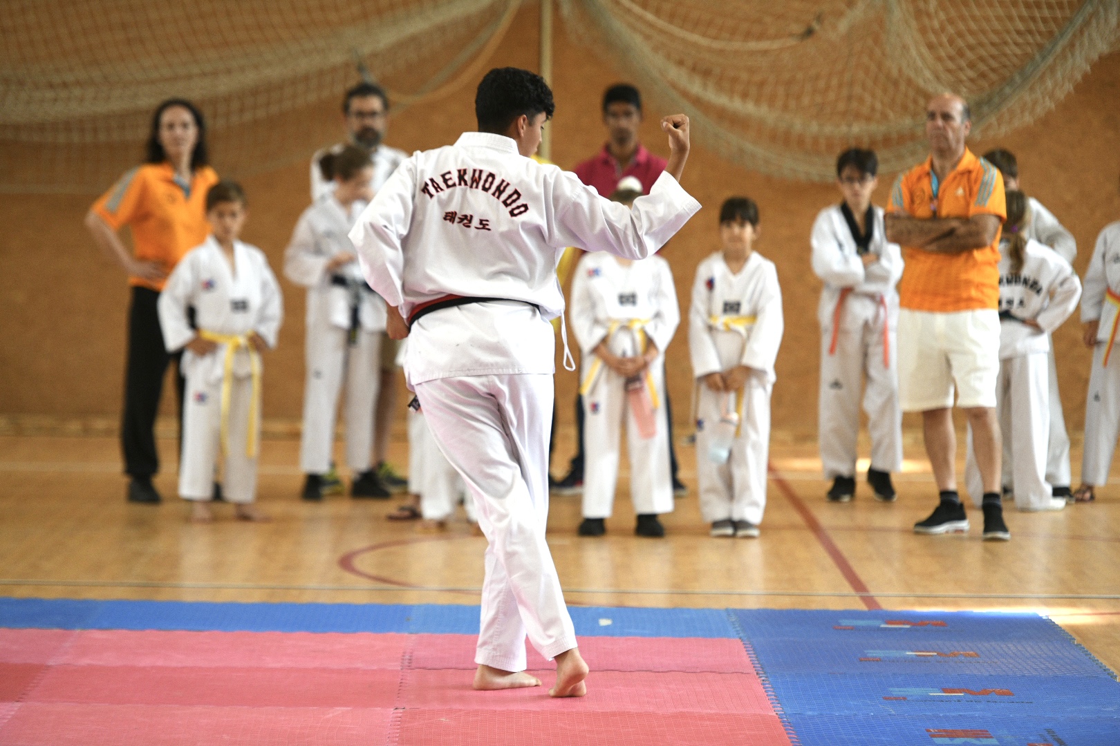 Uno de los participantes en el V Campeonato de Taekwondo.