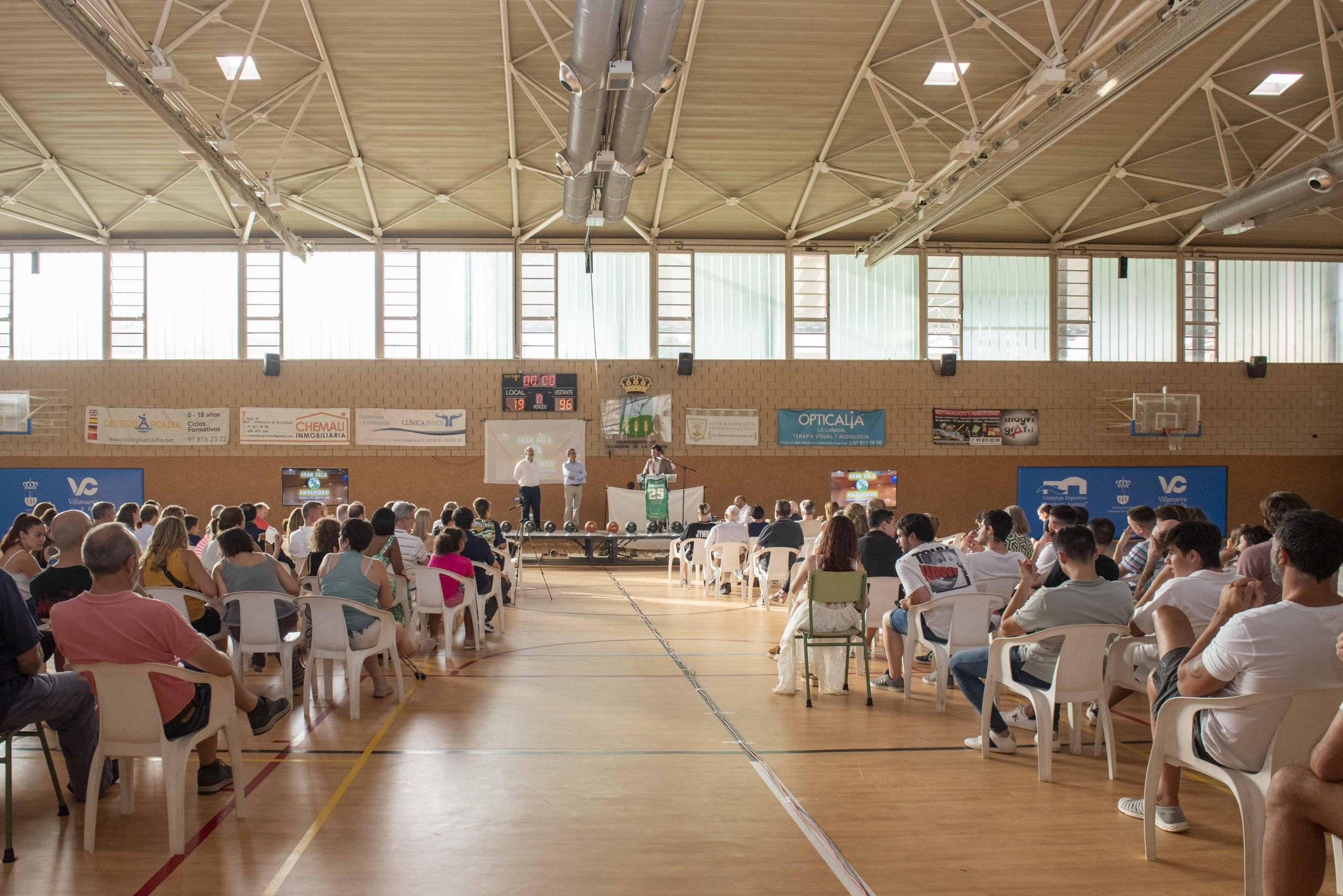 Gala 25.º Aniversario del Club de Baloncesto de Villanueva de la Cañada.