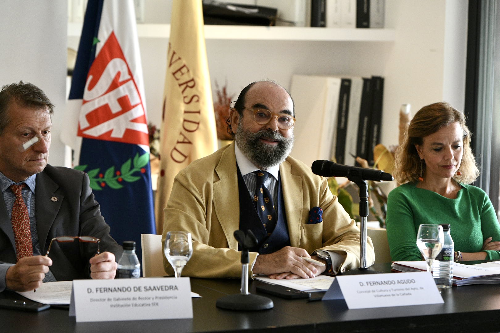 El concejal de Cultura, Jesús Fernando Agudo, durante su intervención en el XV Foro de Hostelería y Turismo.
