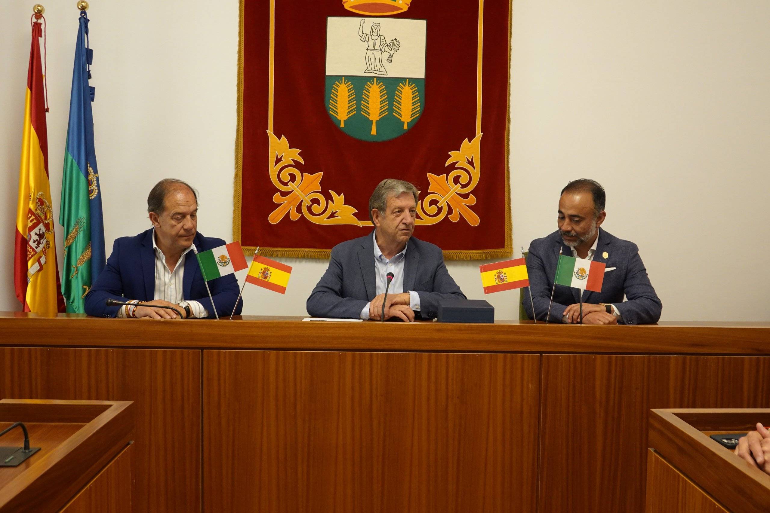 El alcalde, Luis Partida, durante su intervención.