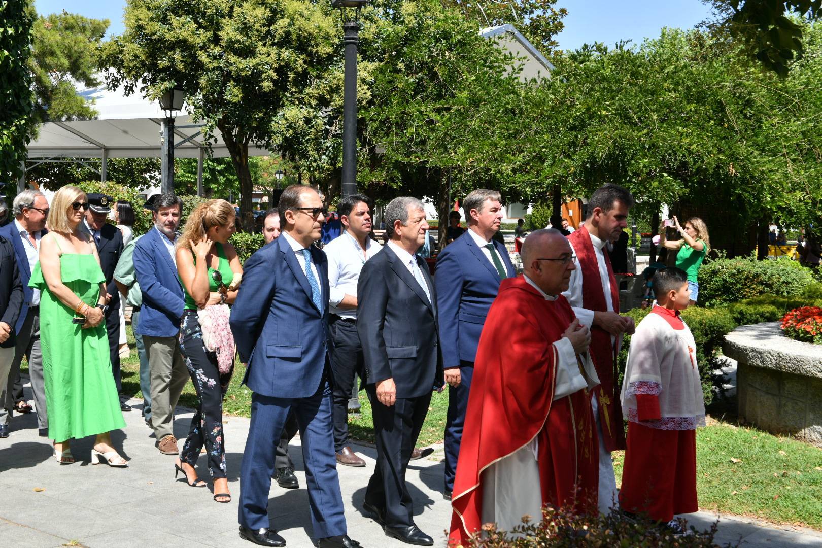 Procesión en honor a Santiago Apóstol.