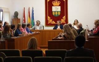 Salón de Plenos durante la Sesión ordinaria.