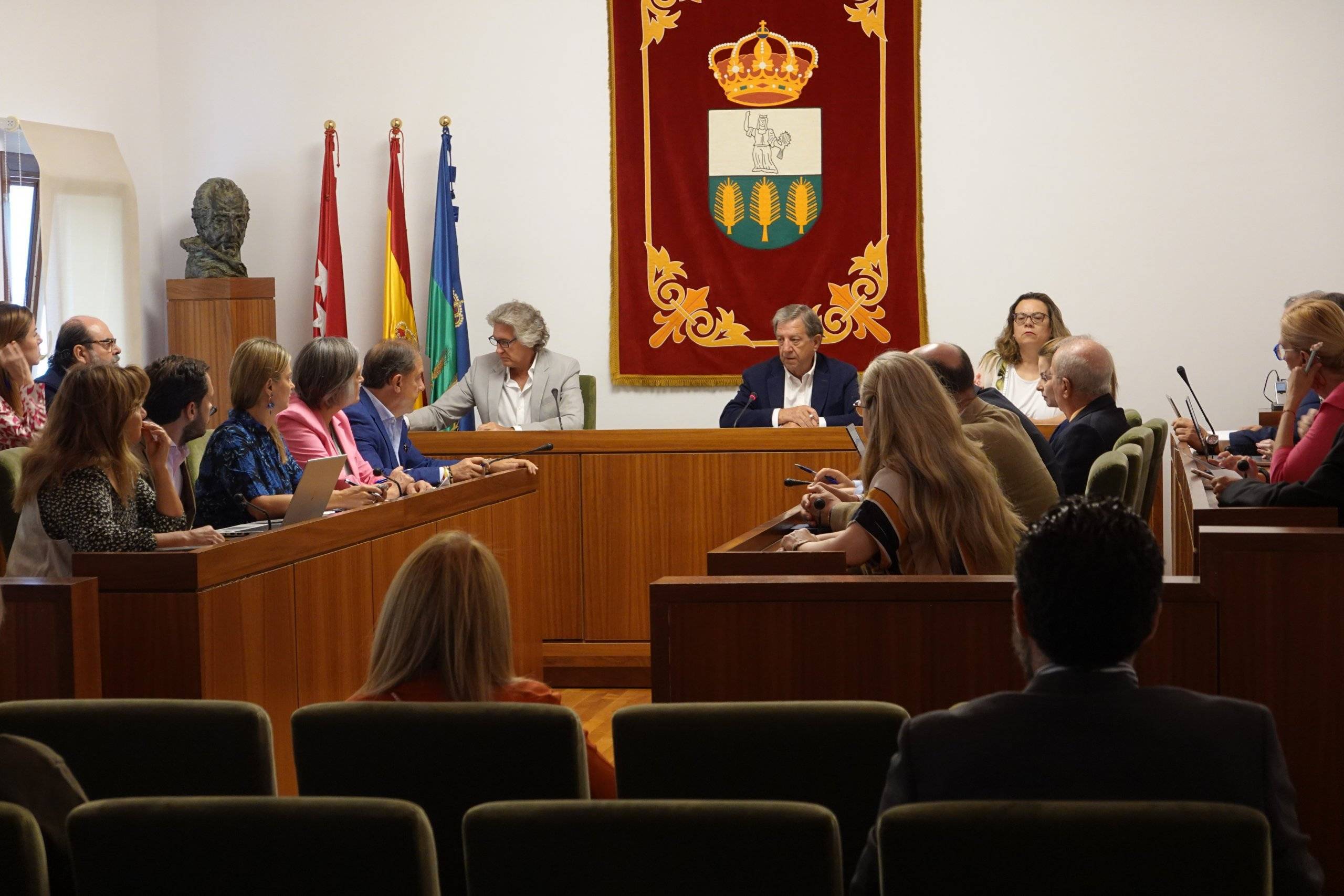 Salón de Plenos durante la Sesión ordinaria.