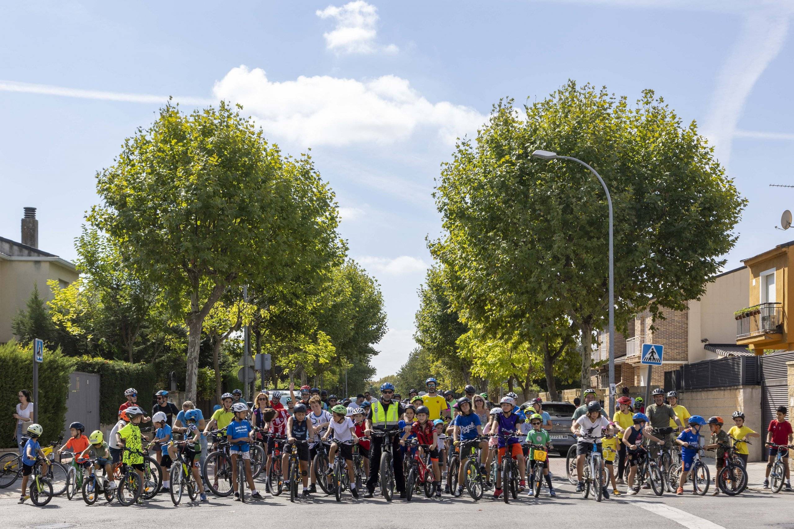 Participantes en el Paseo Urbano.