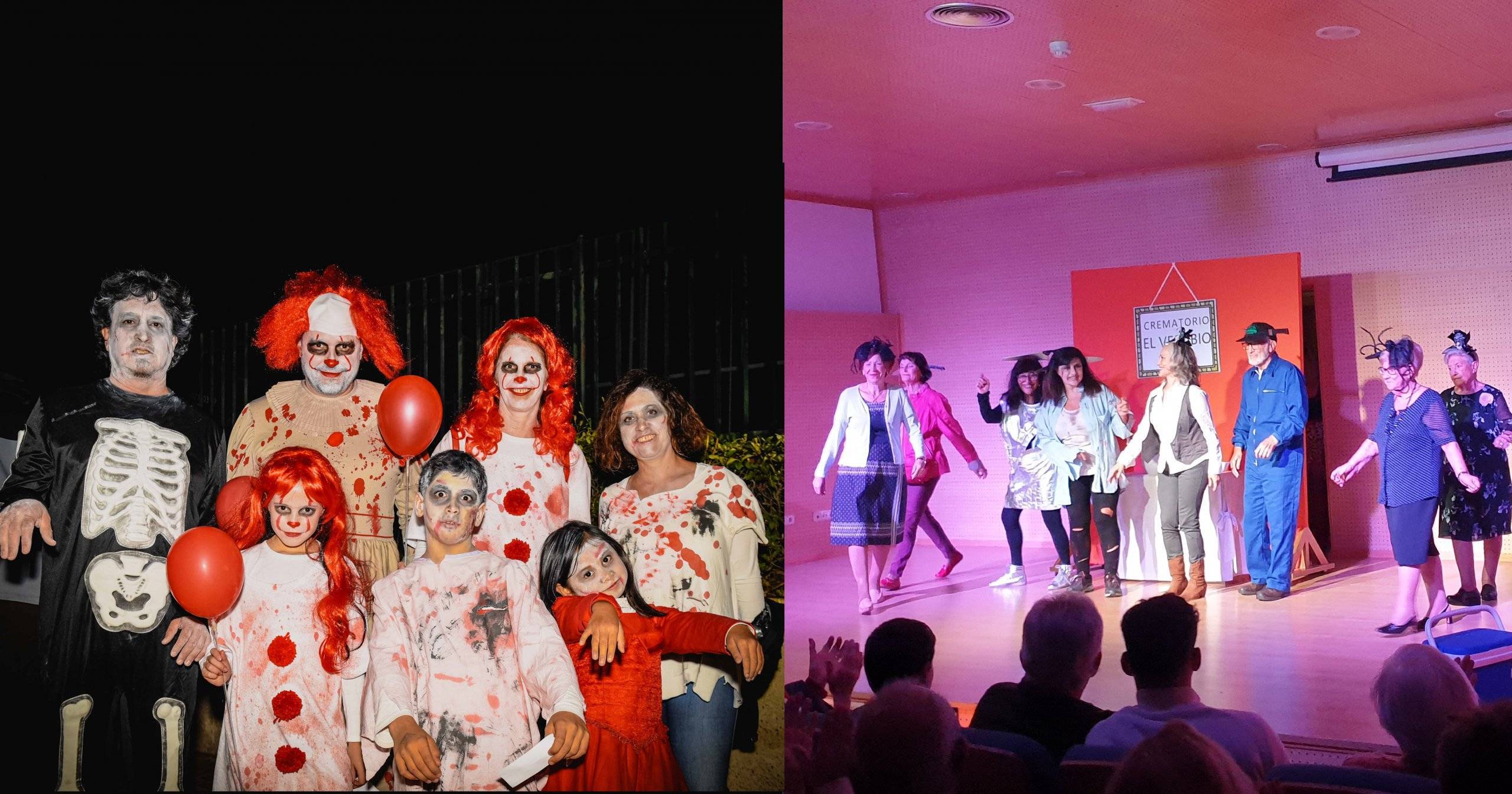 Collage actividades de halloween 2022.