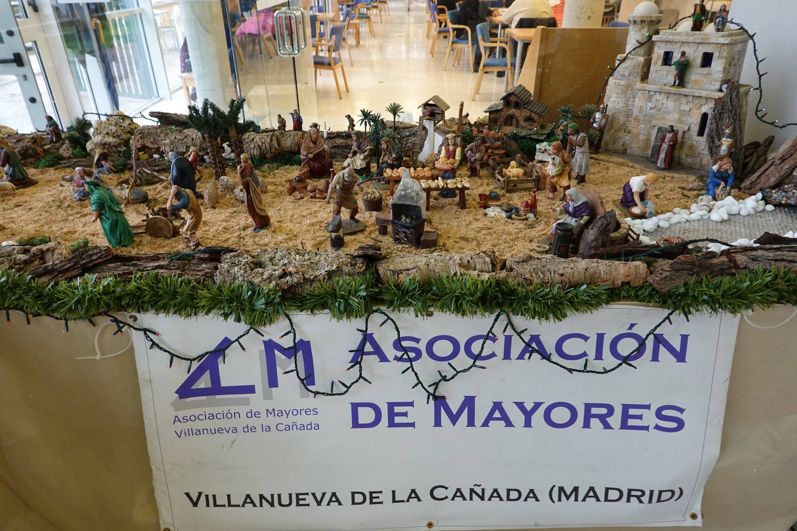 Belén de la Asociación de Mayores de Villanueva de la Cañada.