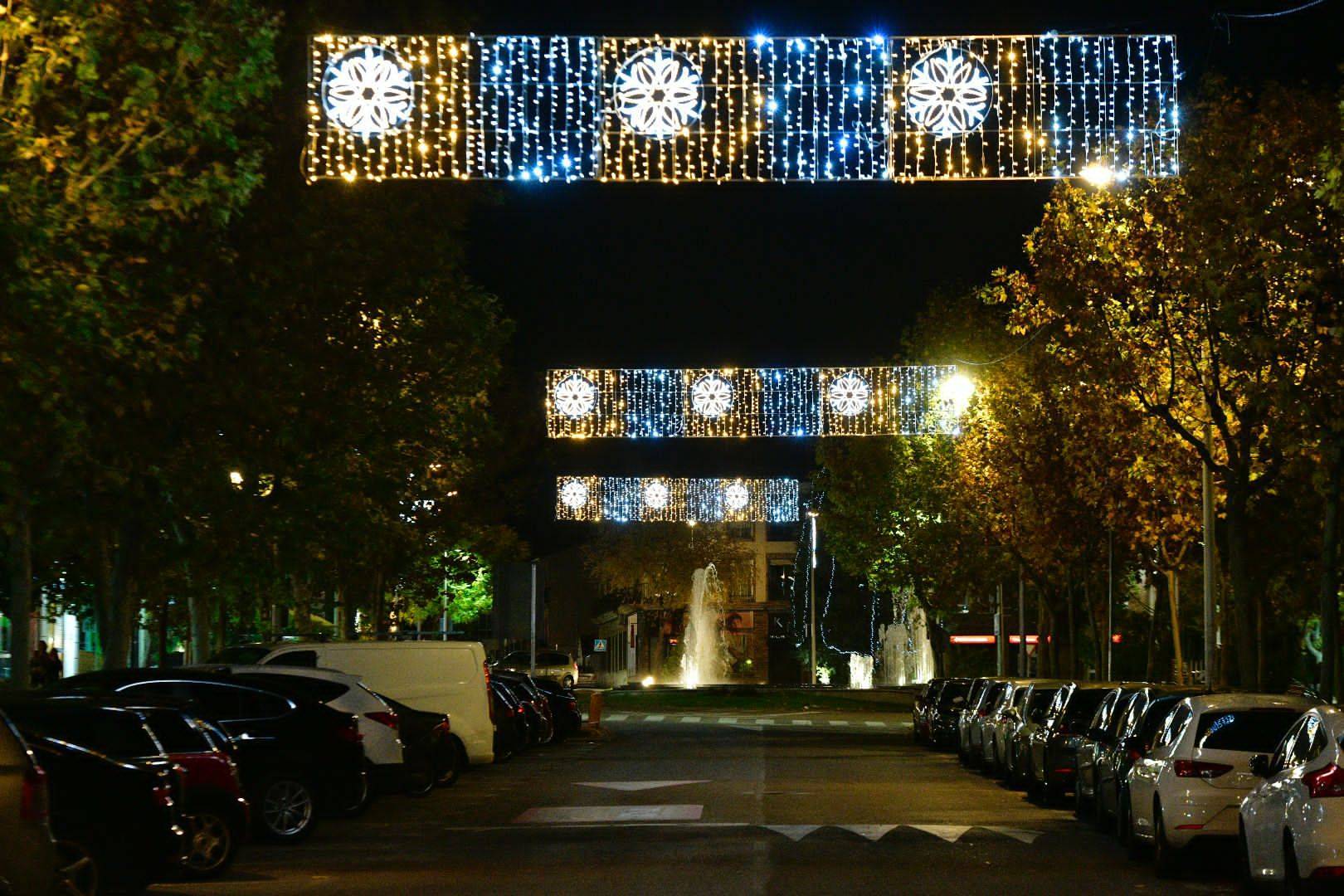 Iluminación en calle Cristo.