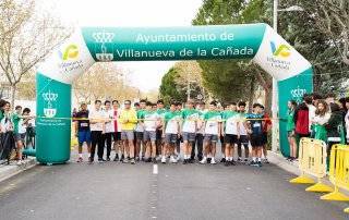 Salida del cross del colegio Kolbe.