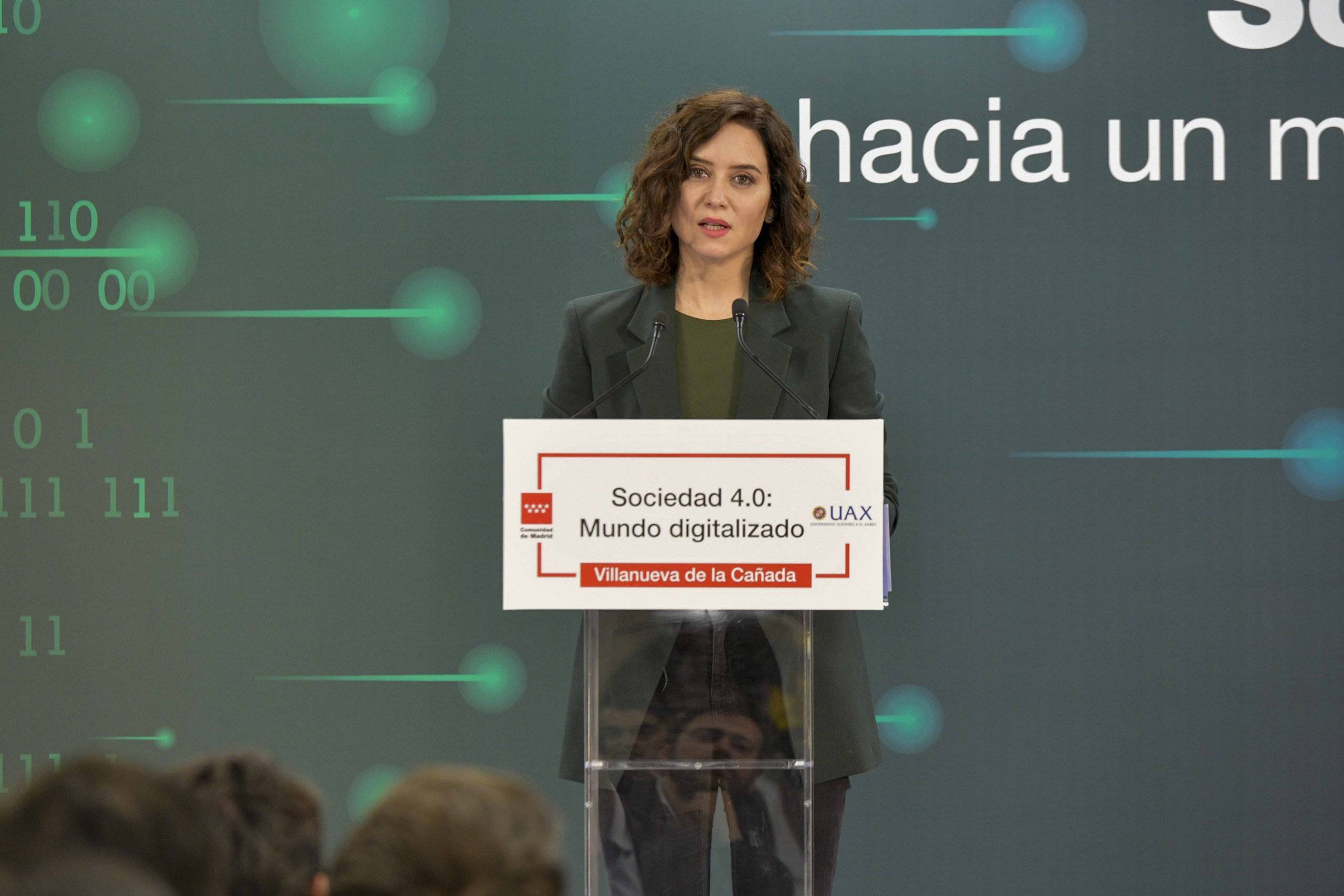 Intervención de la Presidenta de la Comunidad de Madrid, Isabel Díaz Ayuso.