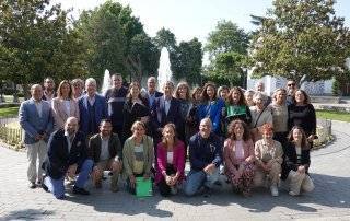 Foto de familia de la entrega de la recaudación de San Isidro 2023.