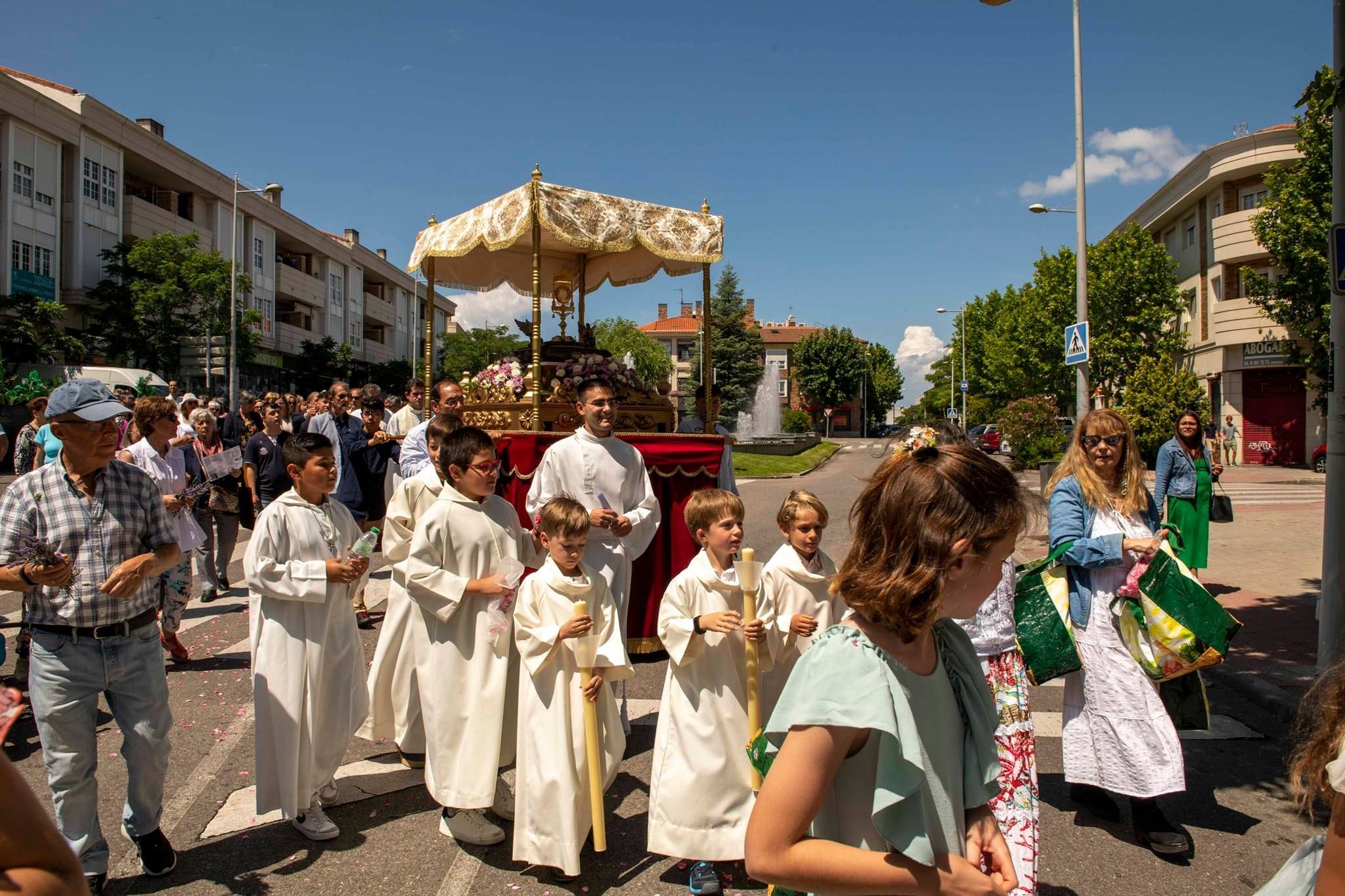 Imagen de la procesión.