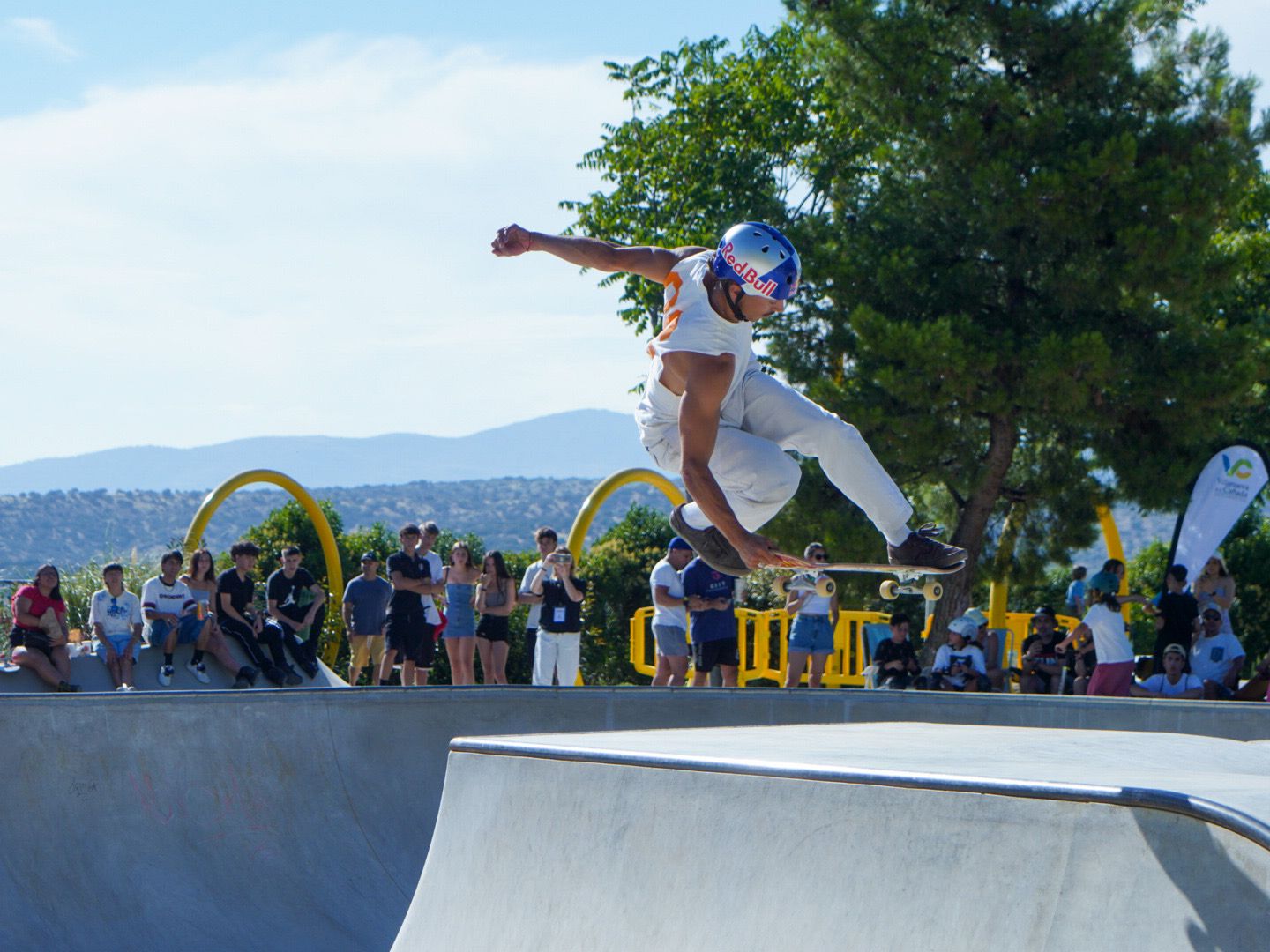 Imagen de la competición de skate.