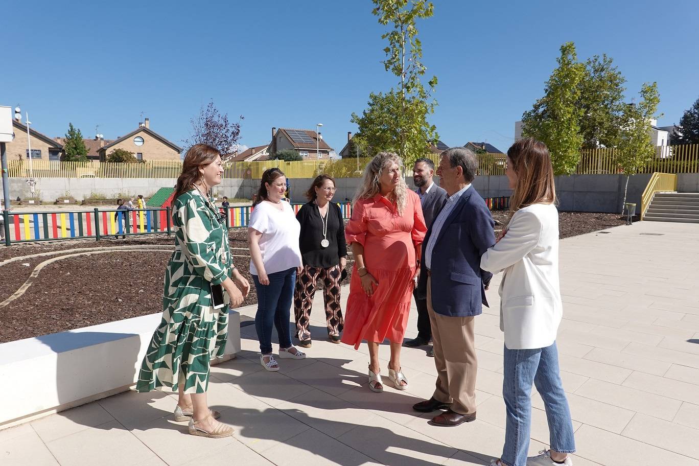 Visita de las autoridades al CEIPSO Padre Garralda.