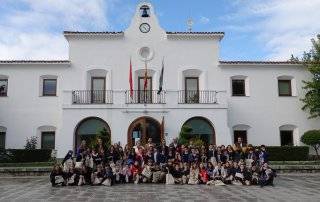 Visita de alumnos del colegio Zola a la Casa Consistorial