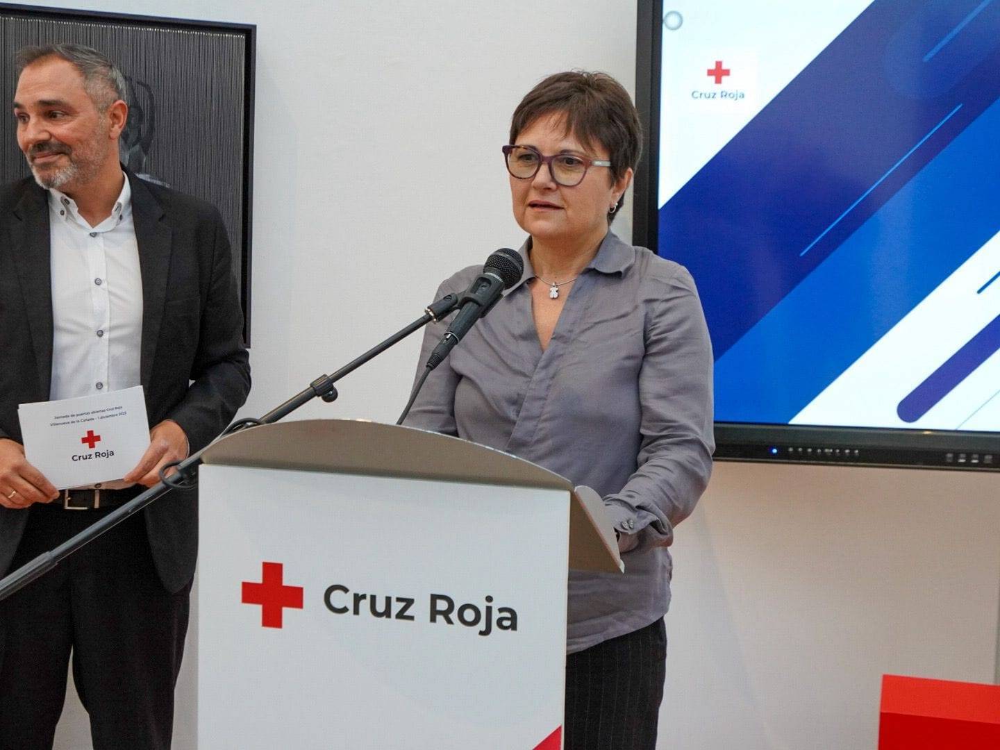 Mónica Carbajal, presidenta del comité comarcal de Cruz Roja Sierra Oeste.