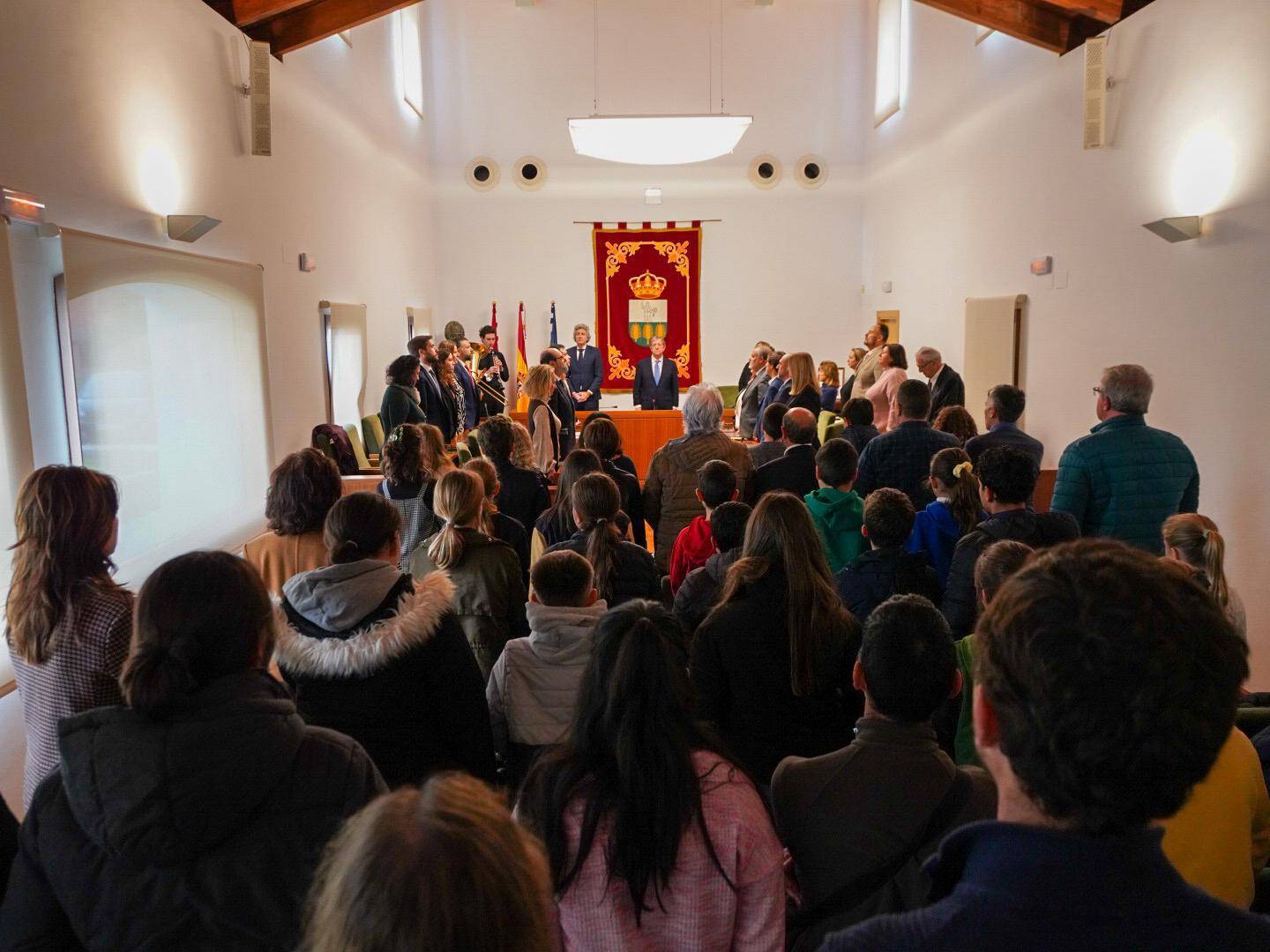 Imagen del pleno extraordinario en homenaje a la Constitución.