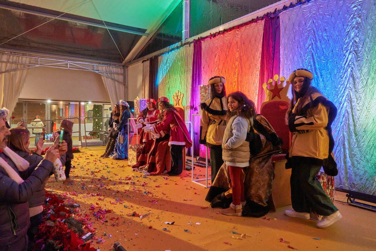 Imagen de la recepción de la Cabalgata de Reyes.