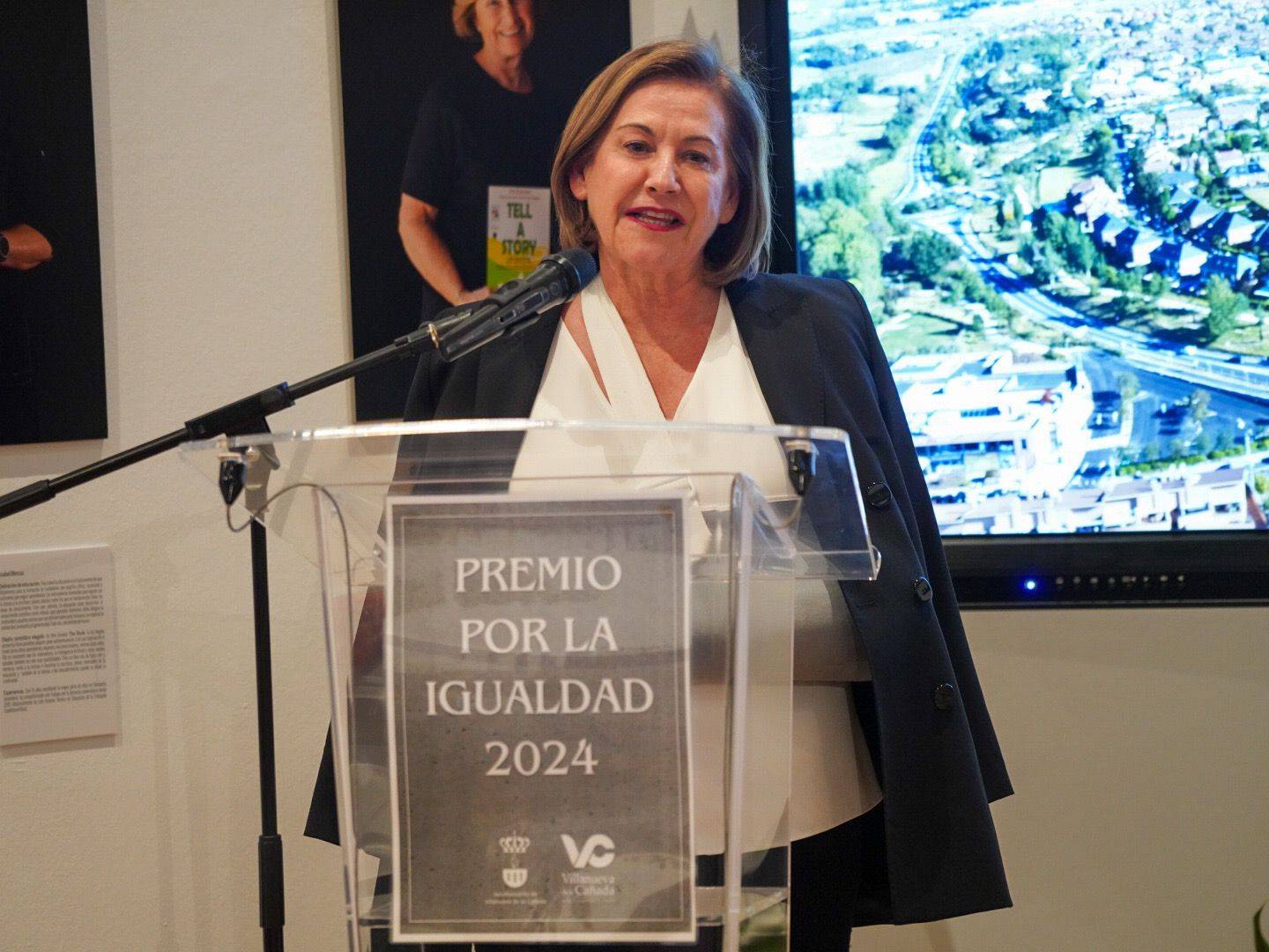 Juana M.ª Manrique, galardonada con el Premio por la Igualdad 2024.