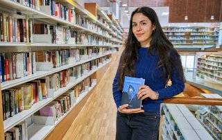 La escritora y coordinadora de los Clubes de lectura, Adriana Murad Konings.