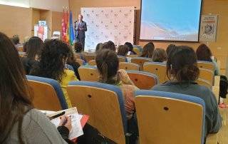 El alcalde, Luis Partida, durante su intervención.