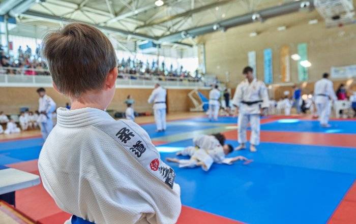 Participante del II Encuentro Interescuelas de Judo.