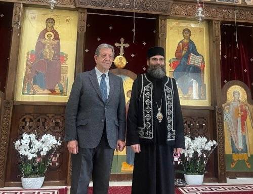 Encuentro con el obispo ortodoxo de España y Portugal